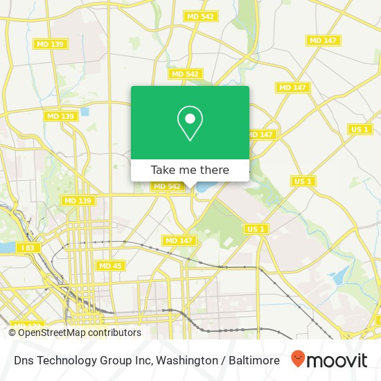 Mapa de Dns Technology Group Inc