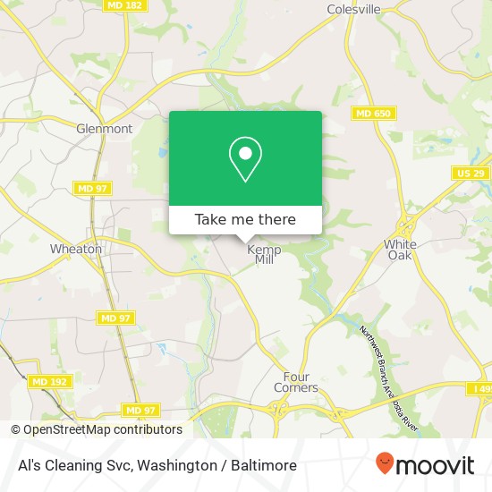 Al's Cleaning Svc map
