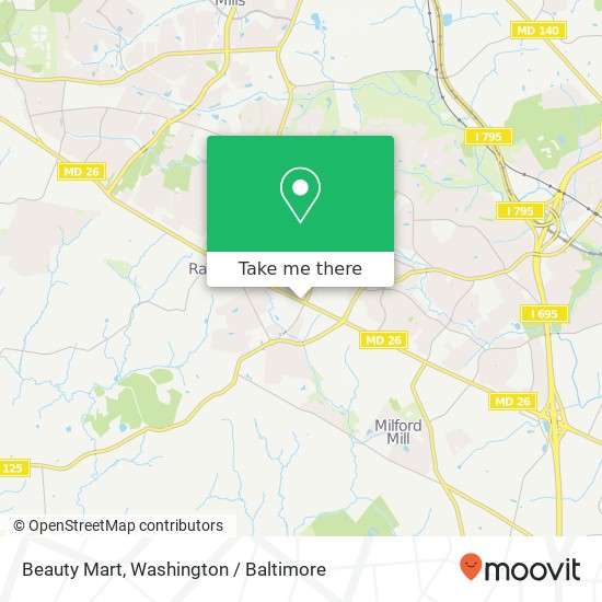 Beauty Mart map