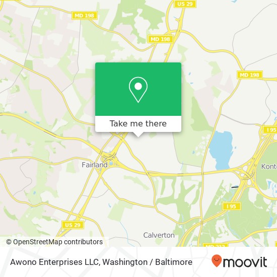 Awono Enterprises LLC map