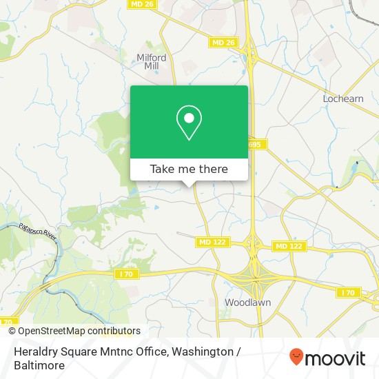 Mapa de Heraldry Square Mntnc Office