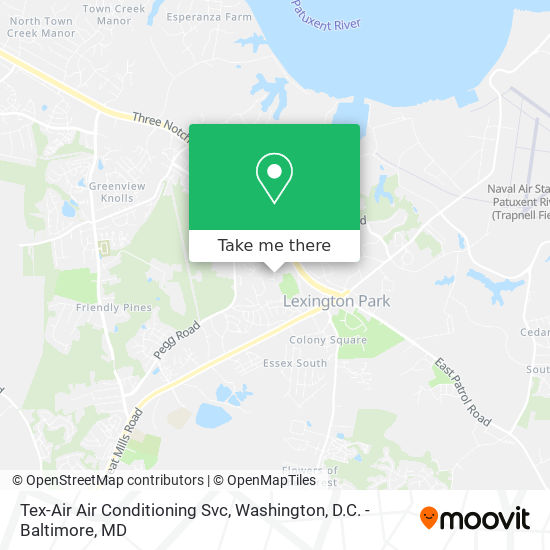 Tex-Air Air Conditioning Svc map