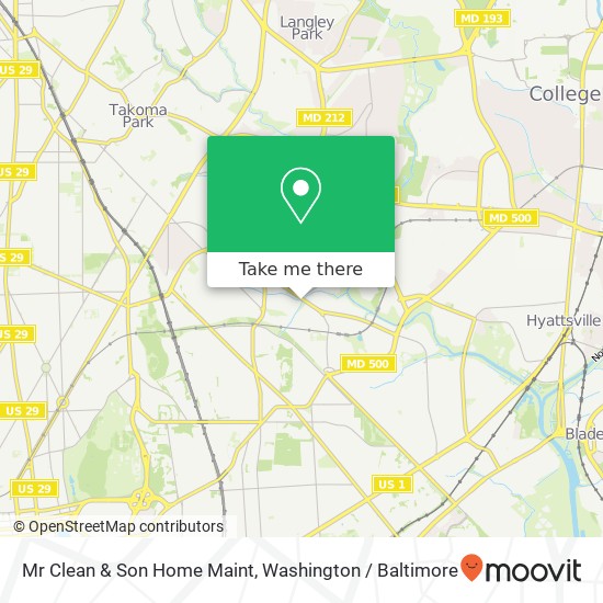 Mapa de Mr Clean & Son Home Maint