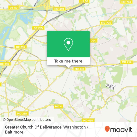 Mapa de Greater Church Of Deliverance