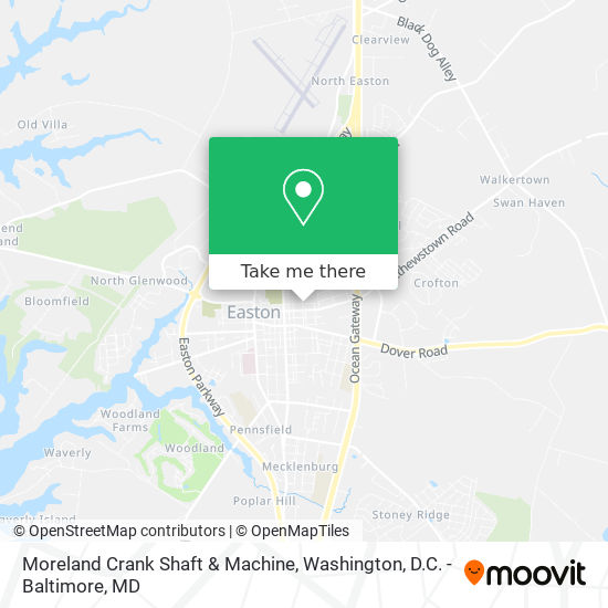 Moreland Crank Shaft & Machine map