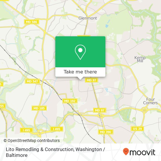Lito Remodling & Construction map