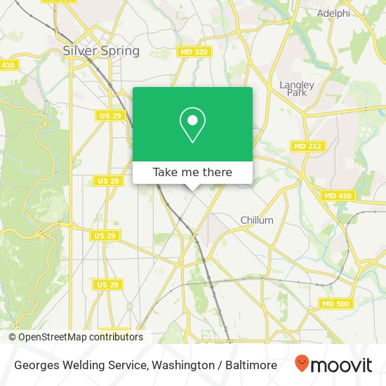 Georges Welding Service map