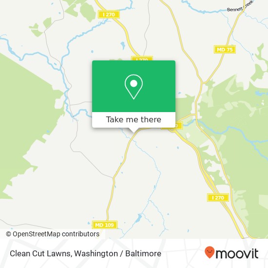 Clean Cut Lawns map