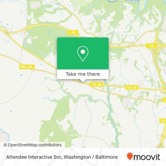 Attendee Interactive Svc map