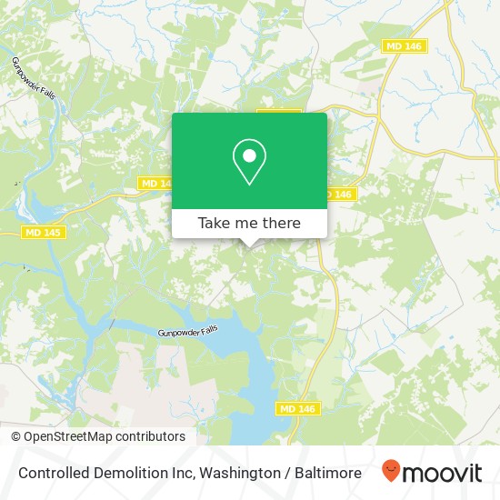 Mapa de Controlled Demolition Inc