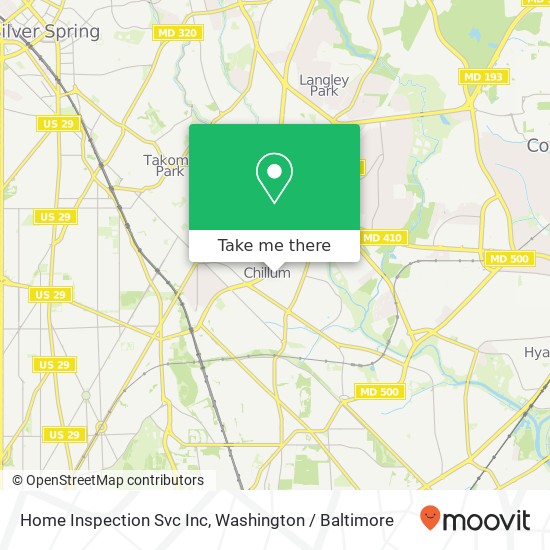 Home Inspection Svc Inc map
