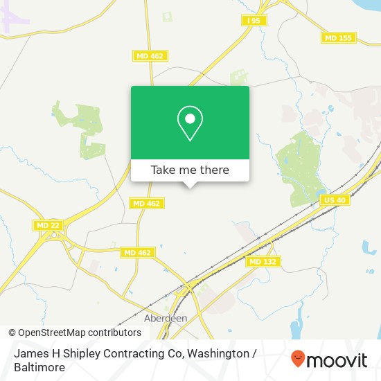 Mapa de James H Shipley Contracting Co