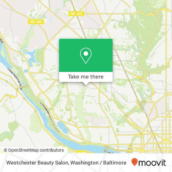 Mapa de Westchester Beauty Salon