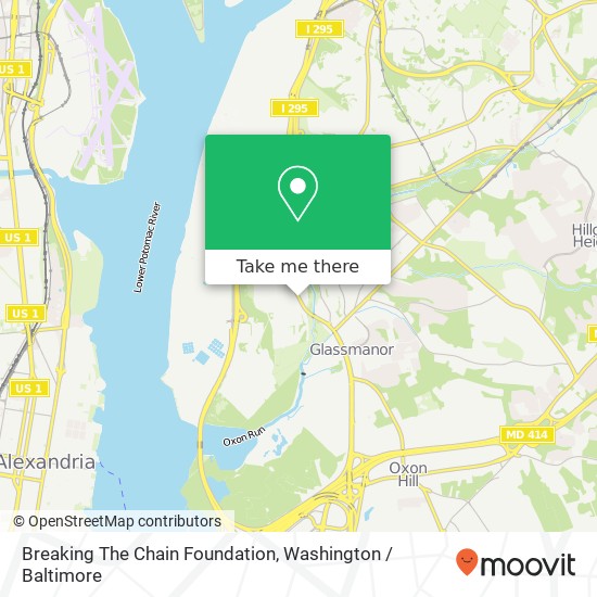 Mapa de Breaking The Chain Foundation