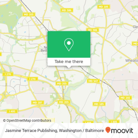 Jasmine Terrace Publishing map