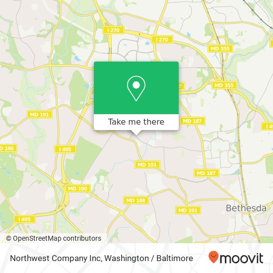 Northwest Company Inc map