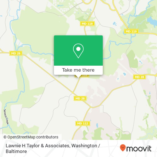 Mapa de Lawnie H Taylor & Associates