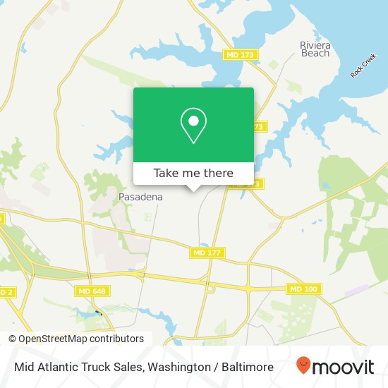 Mid Atlantic Truck Sales map