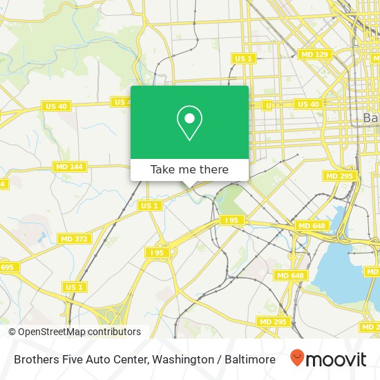 Brothers Five Auto Center map