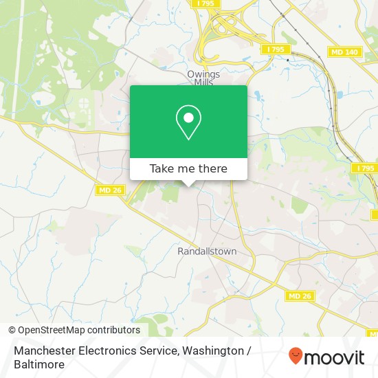 Manchester Electronics Service map