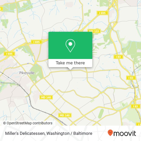 Mapa de Miller's Delicatessen