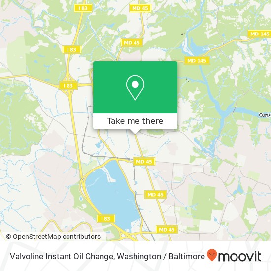 Valvoline Instant Oil Change map