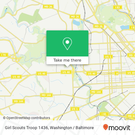 Girl Scouts Troop 1436 map