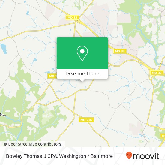 Bowley Thomas J CPA map