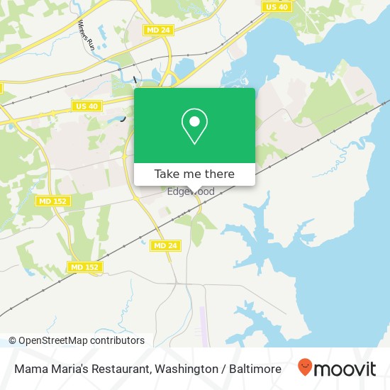 Mama Maria's Restaurant map