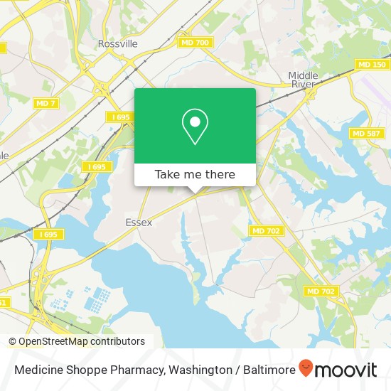 Medicine Shoppe Pharmacy map