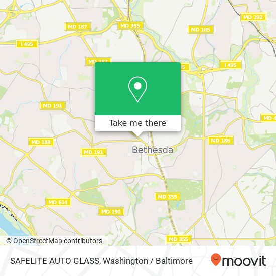 SAFELITE AUTO GLASS map