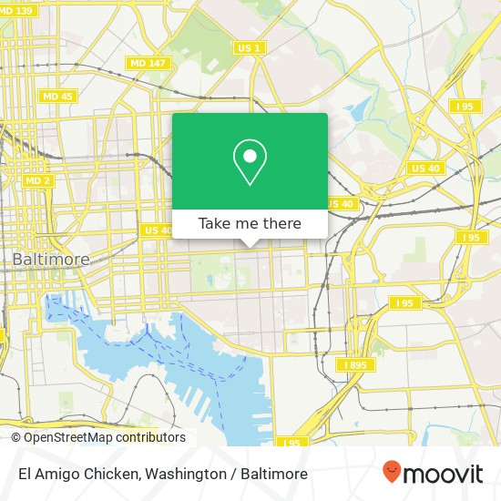 El Amigo Chicken map