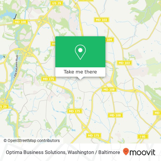 Mapa de Optima Business Solutions