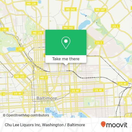 Chu Lee Liquors Inc map