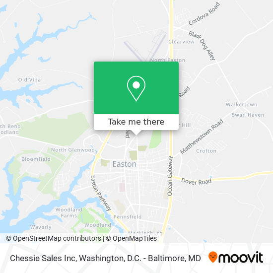 Chessie Sales Inc map