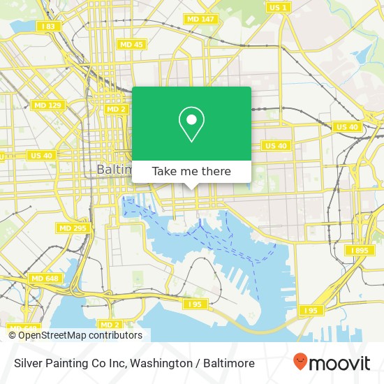 Silver Painting Co Inc map