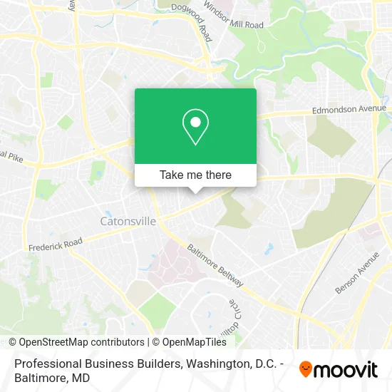 Professional Business Builders map