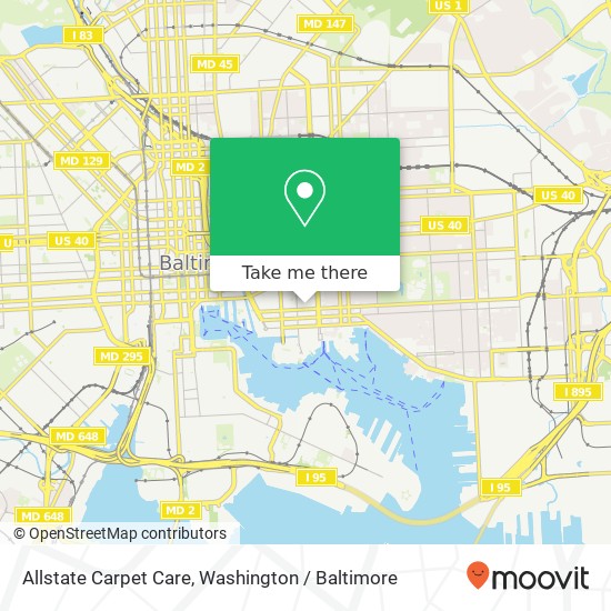 Mapa de Allstate Carpet Care