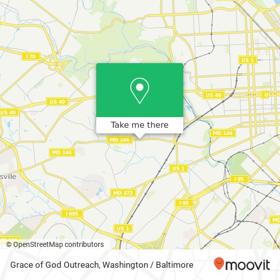 Grace of God Outreach map