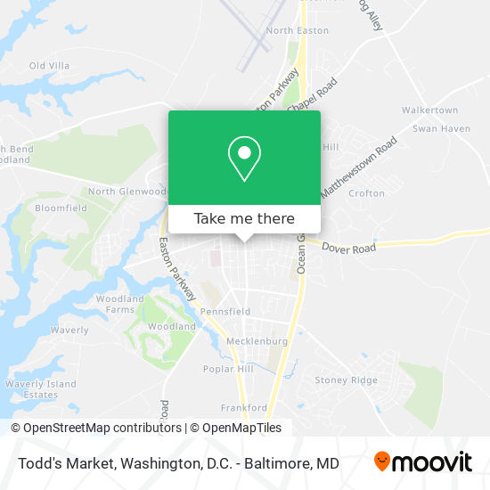 Todd's Market map