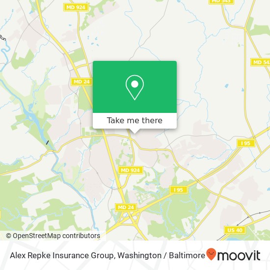 Alex Repke Insurance Group map