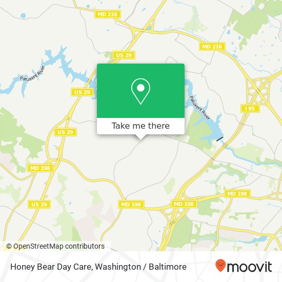 Honey Bear Day Care map