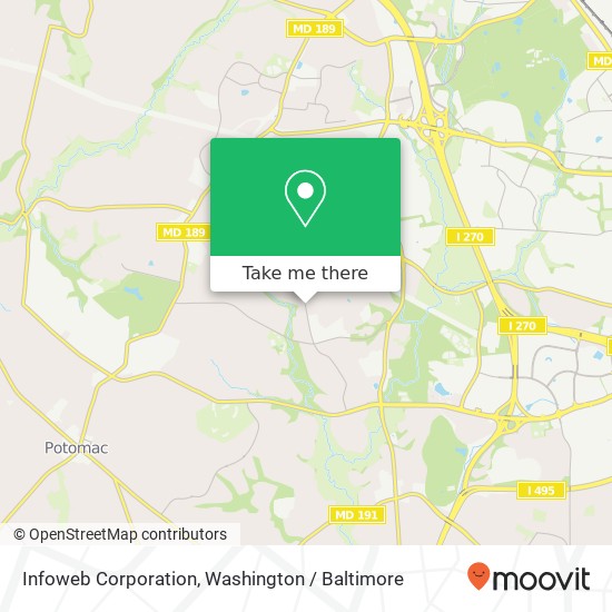 Infoweb Corporation map