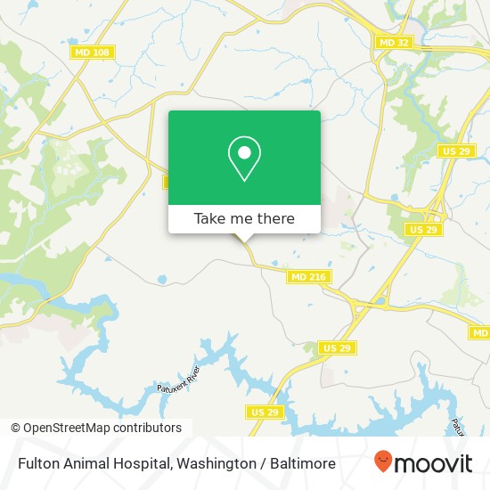 Fulton Animal Hospital map