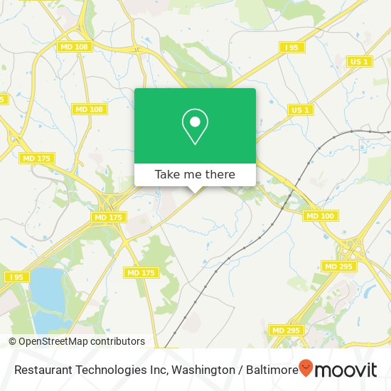 Restaurant Technologies Inc map