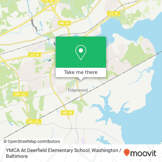 Mapa de YMCA At Deerfield Elementary School