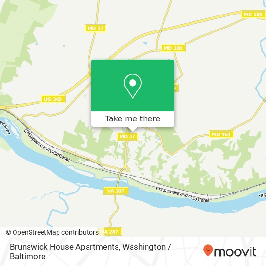 Mapa de Brunswick House Apartments