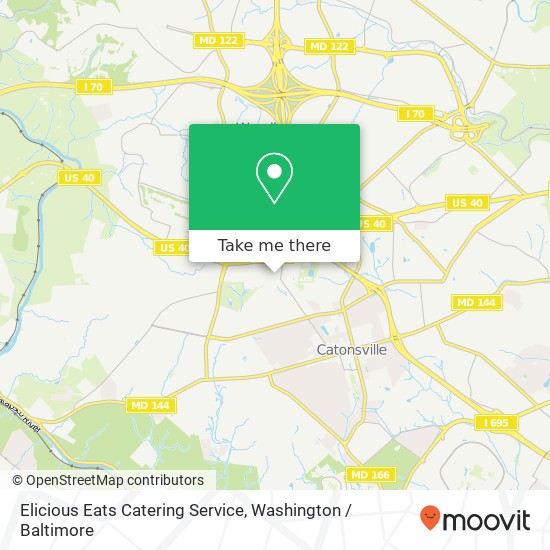 Mapa de Elicious Eats Catering Service