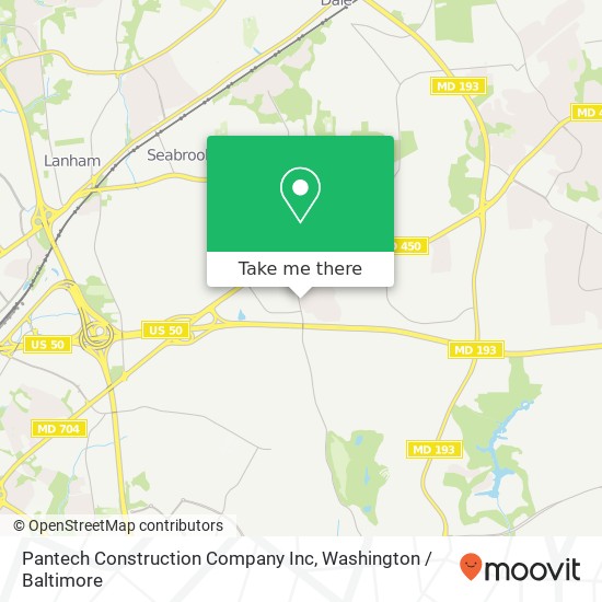 Pantech Construction Company Inc map