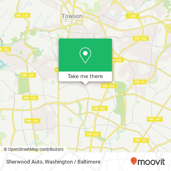 Mapa de Sherwood Auto